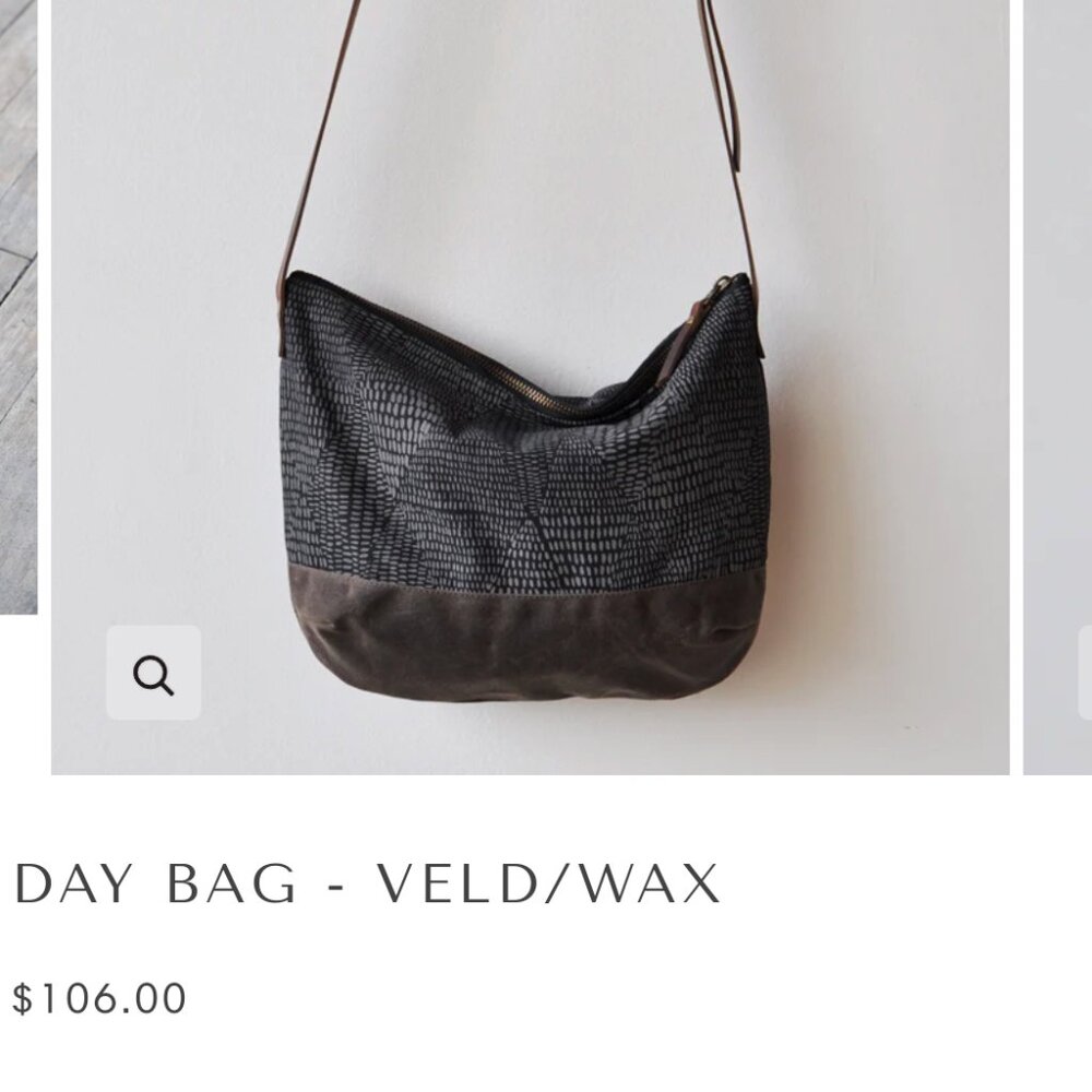 Like New Bookhou handmade Day bag Veld/Wax